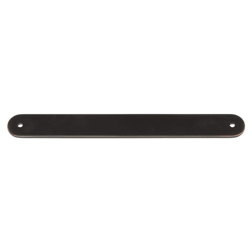9-1/2 in. Rounded Cabinet Backplate 7-9/16 in. Center to Center, 9343-192-ORB - Hercitys