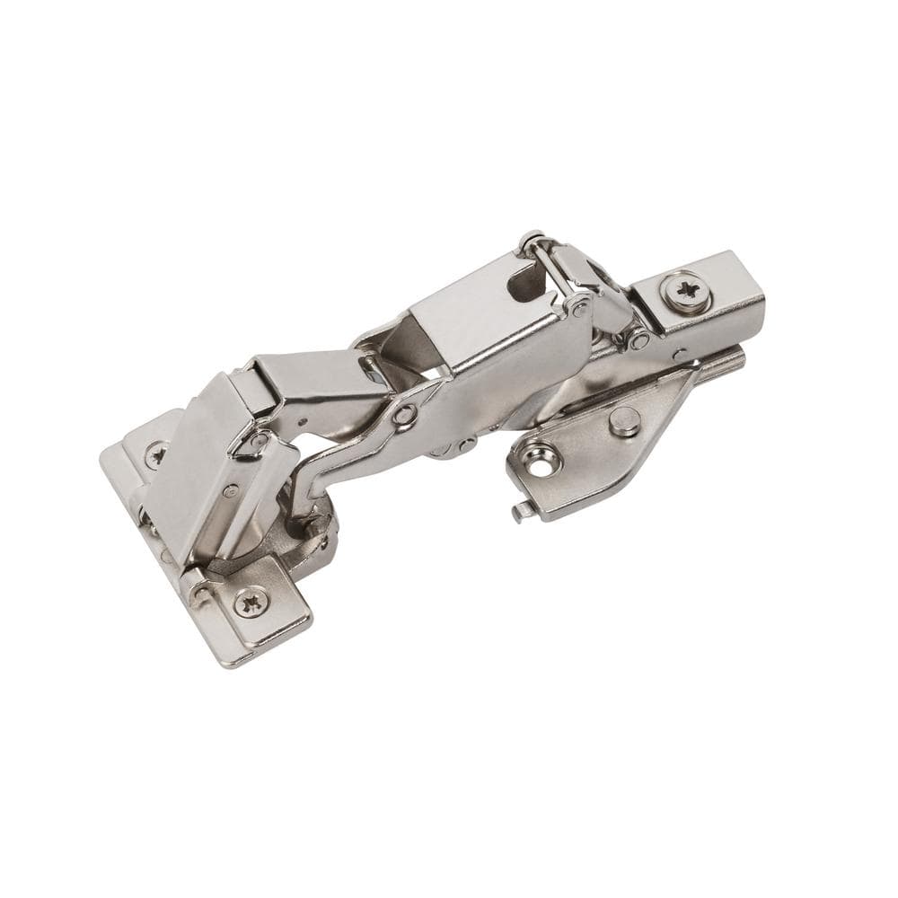 Nickel Full Overlay Face Frame 165 ° Bi Fold Door Self Close Concealed Cabinet Hinges (2-Pack) - Hercitys