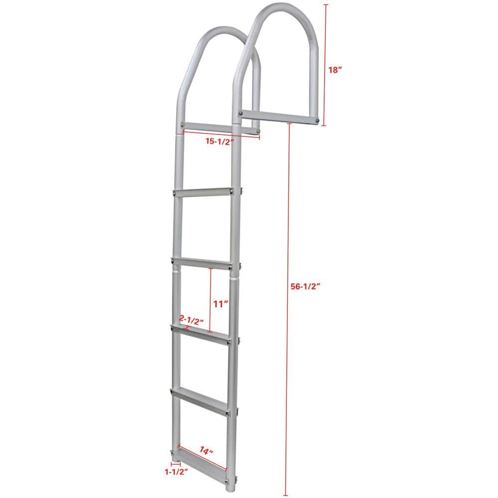 Weld-Free Fixed Dock Ladder – 5-Step - Hercitys