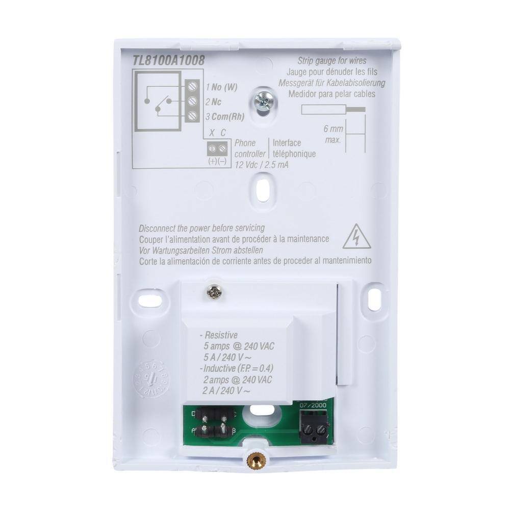 7-Day Line-Volt Programmable Thermostat with Digital Backlit Display - Hercitys
