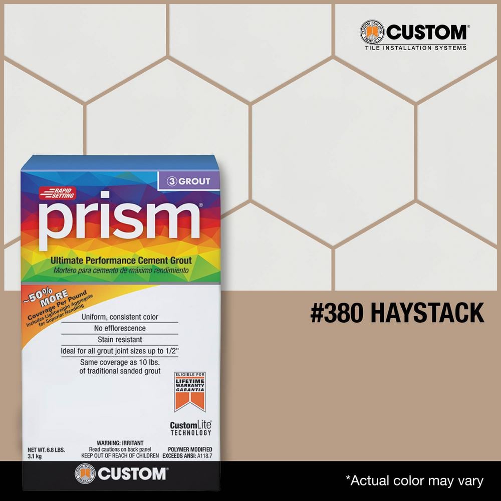 Prism #380 Haystack 17 lb. Ultimate Performance Grout - Hercitys