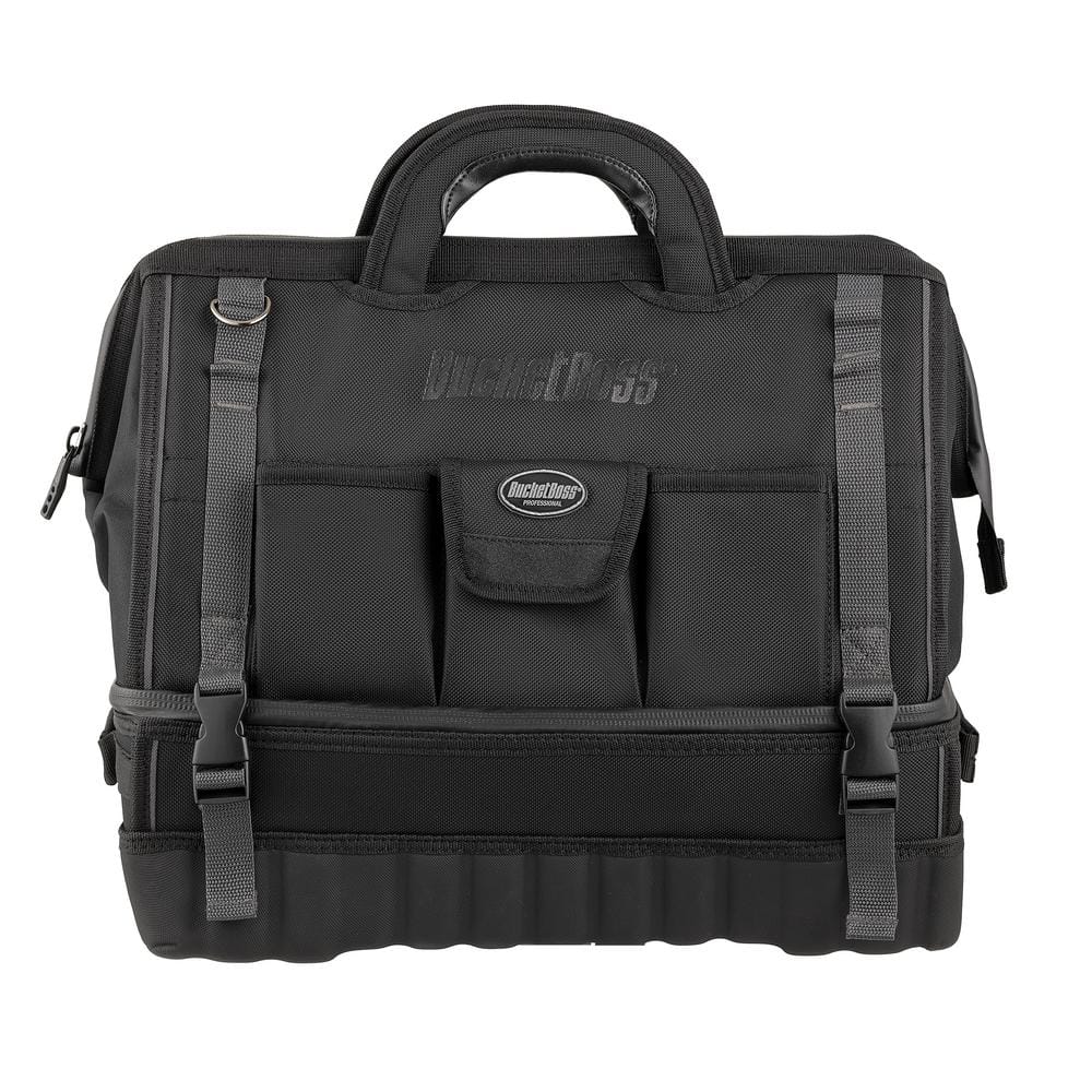 Pro Drop Bottom 18 in. All Terrain Tool Bag with 14 Pockets - Hercitys