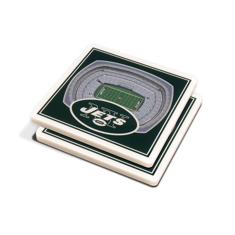 NFL New York Jets 3D StadiumViews Coasters - Hercitys