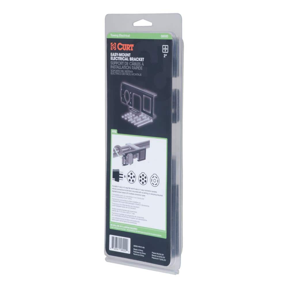 Easy-Mount Bracket for 4 or 5-Flat & 6 or 7-Round (2″ Receiver, Packaged) - Hercitys