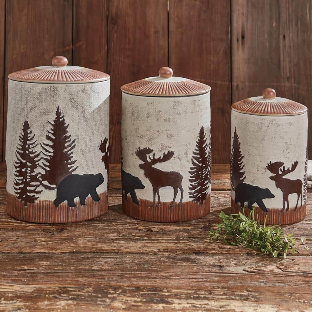 Wilderness Trail Ceramic Canister Set - Hercitys