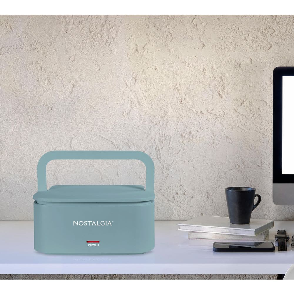 Blue 32 oz. Portable Heated Lunch Box - Hercitys