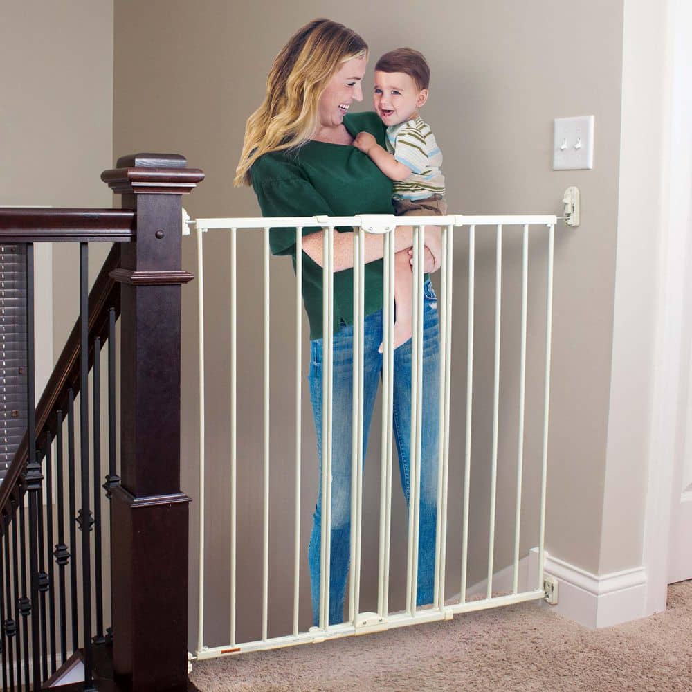 Tall Easy Swing and Lock Series 2 36 in. Stairway or Hallway Gate - Hercitys