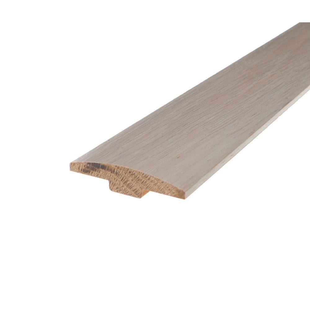 Evaline 0.28 in. Thick x 2 in. Wide x 78 in. Length Wood T-Molding - Hercitys