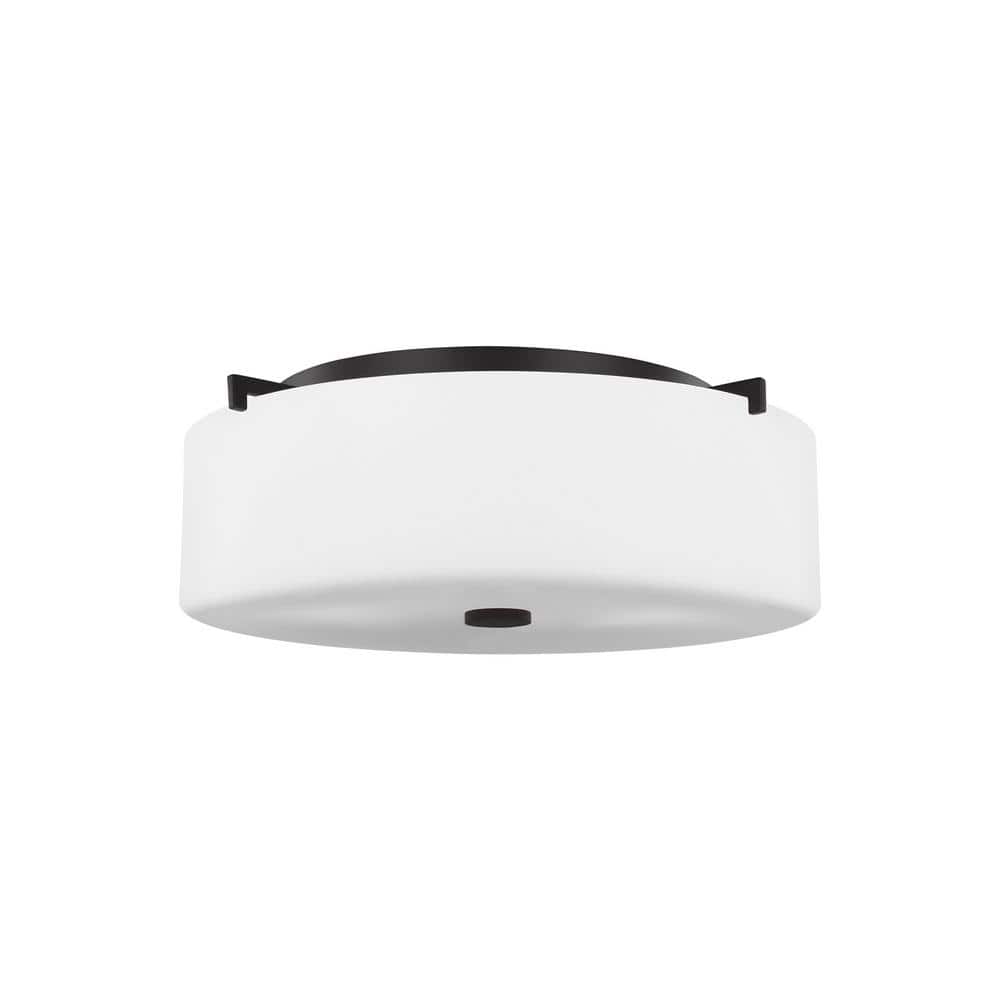 Sunset Drive 3-Light Oil Rubbed Bronze Flush Mount - Hercitys