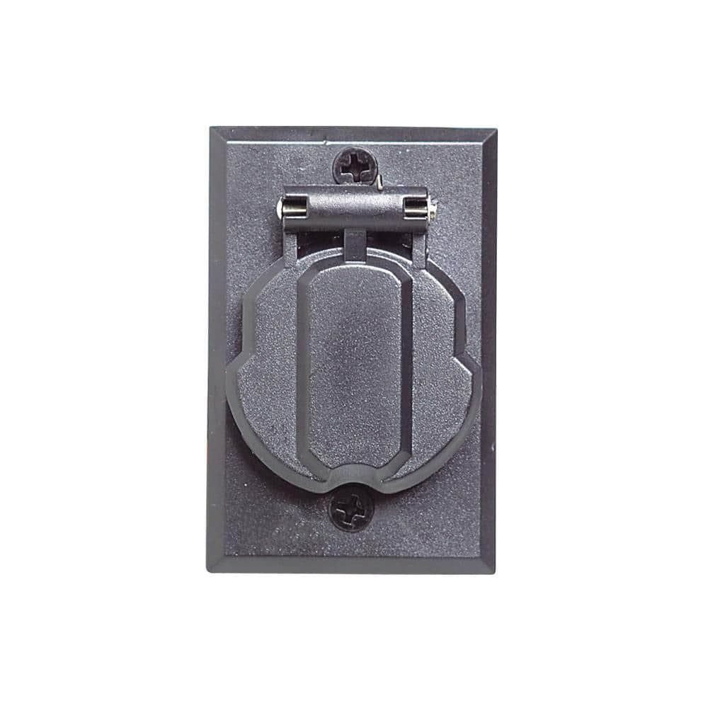 Black Replacement Electrical Outlet for Lamp Posts - Hercitys
