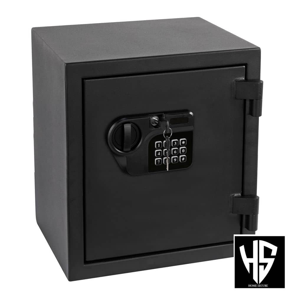 Personal Series. 9 cu. ft. 2 MM Steel Fire-Resistant Personal Document and Firearm Safe with Electronic Lock, Black - Hercitys