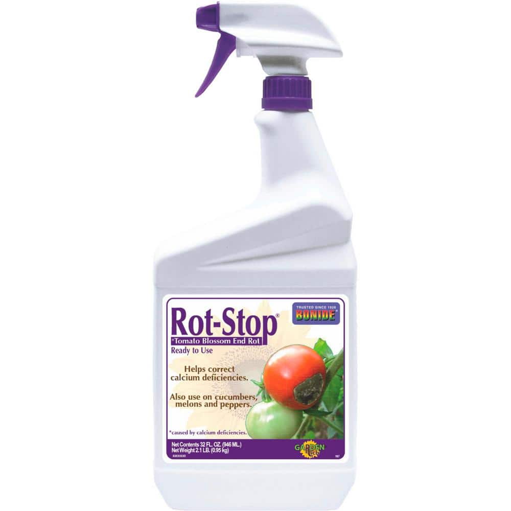 Rot-Stop Tomato Blossom End Rot, 32 oz Ready-to-Use Spray Garden Fertilizer for Calcium Deficiency - Hercitys