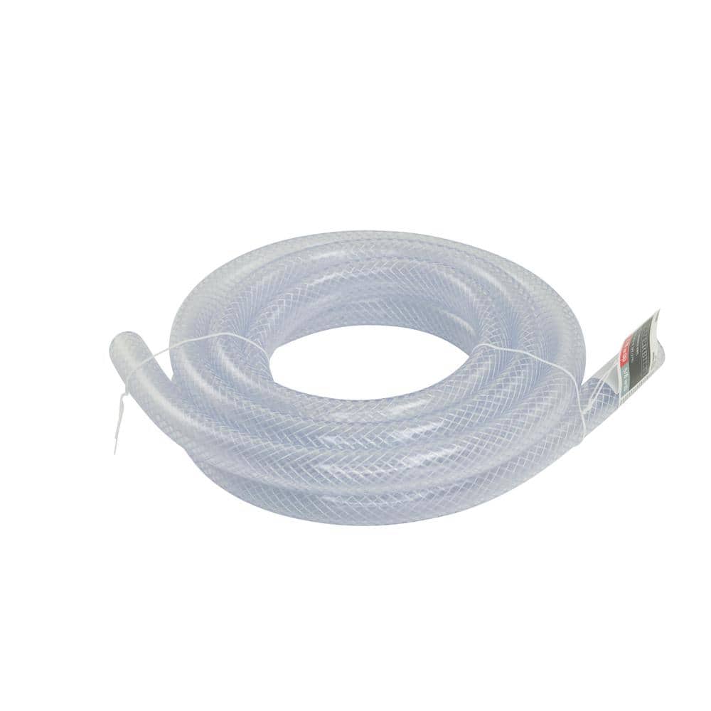 7/8 in. O.D. x 5/8 in. I.D. x 10 ft. PVC Braided Vinyl Tube - Hercitys