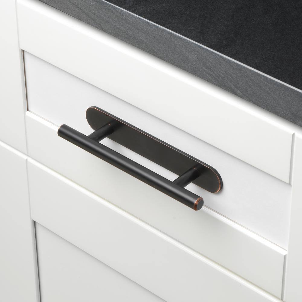 6 in. Rounded Cabinet Backplate 3-3/4 in. Center to Center, 6343-96-ORB - Hercitys