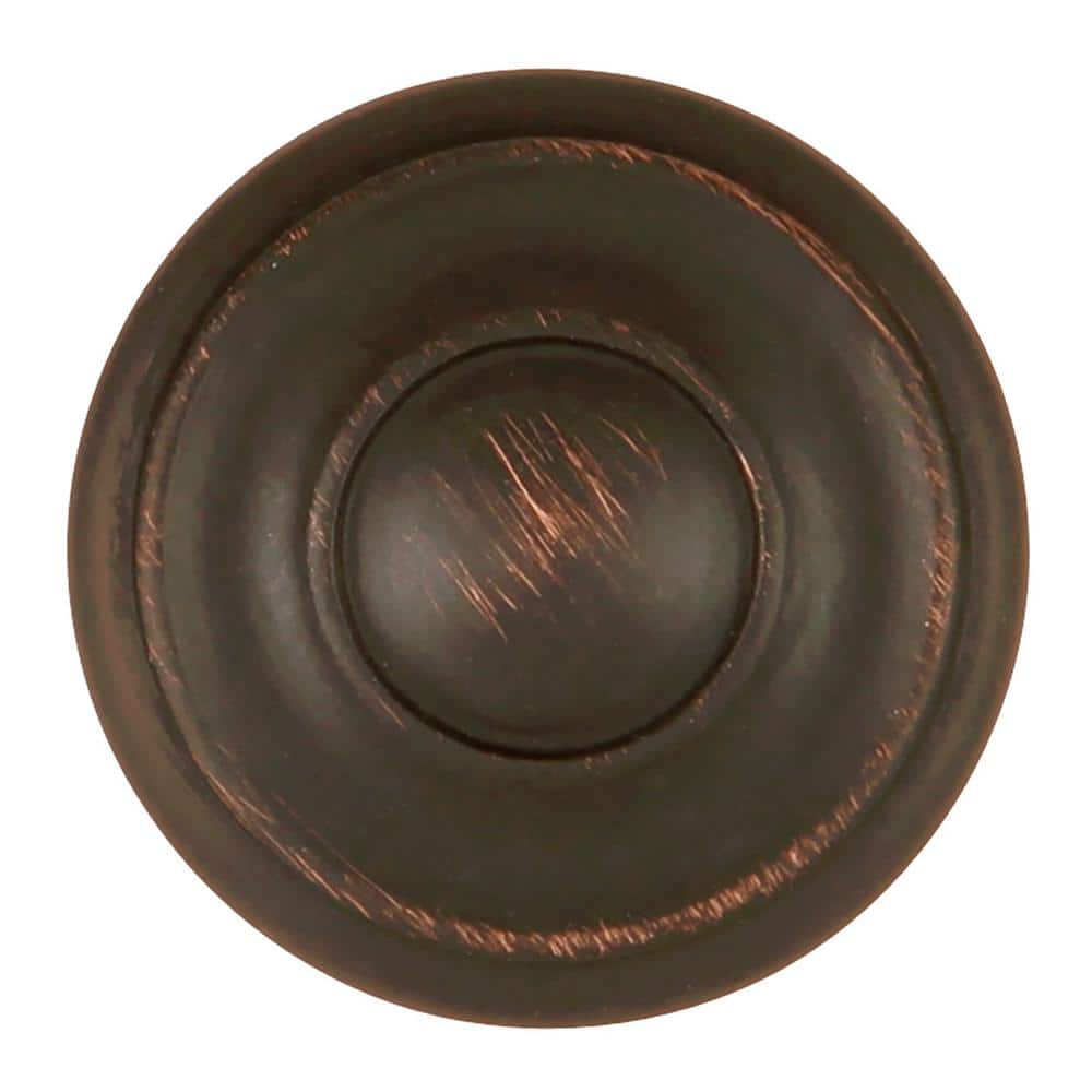 Cottage 1-1/4 in. Dia Vintage Bronze Cabinet Knob (10-Pack) - Hercitys