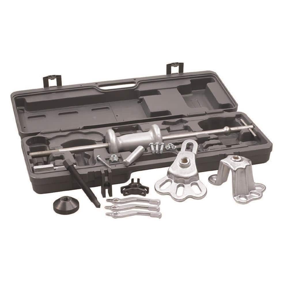 Slide Hammer Oil Seal and Axle Puller Set with Case (10-Piece) - Hercitys