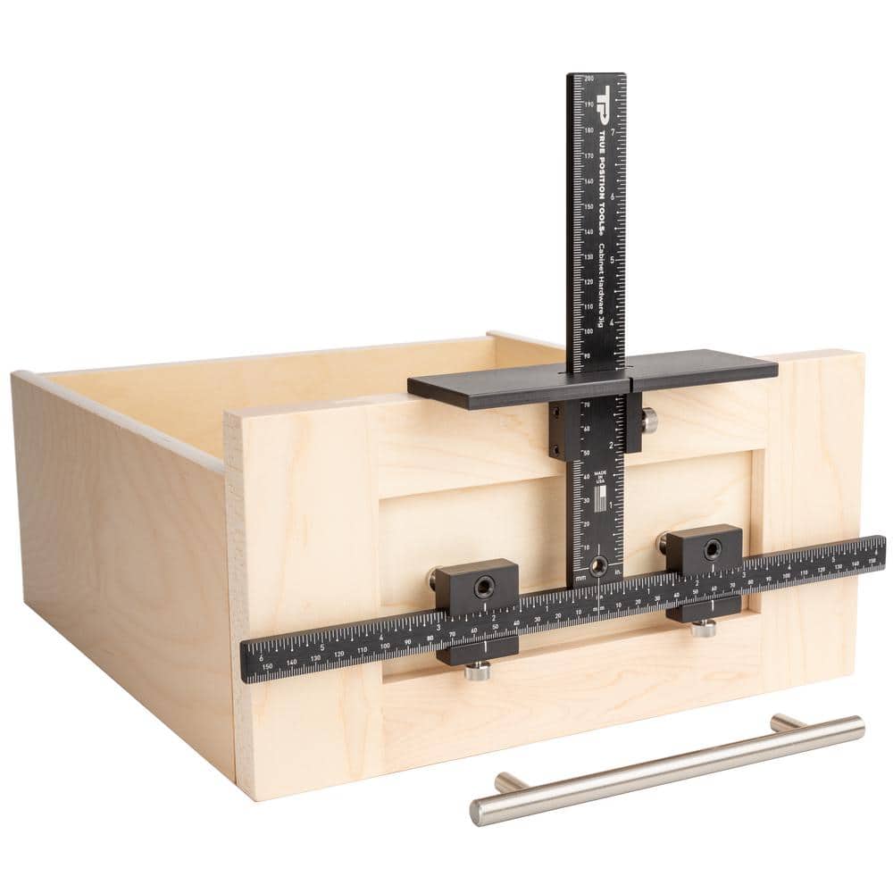 Cabinet Hardware Jig for Installation of Handles and Knobs on Doors and Drawer Fronts - Hercitys