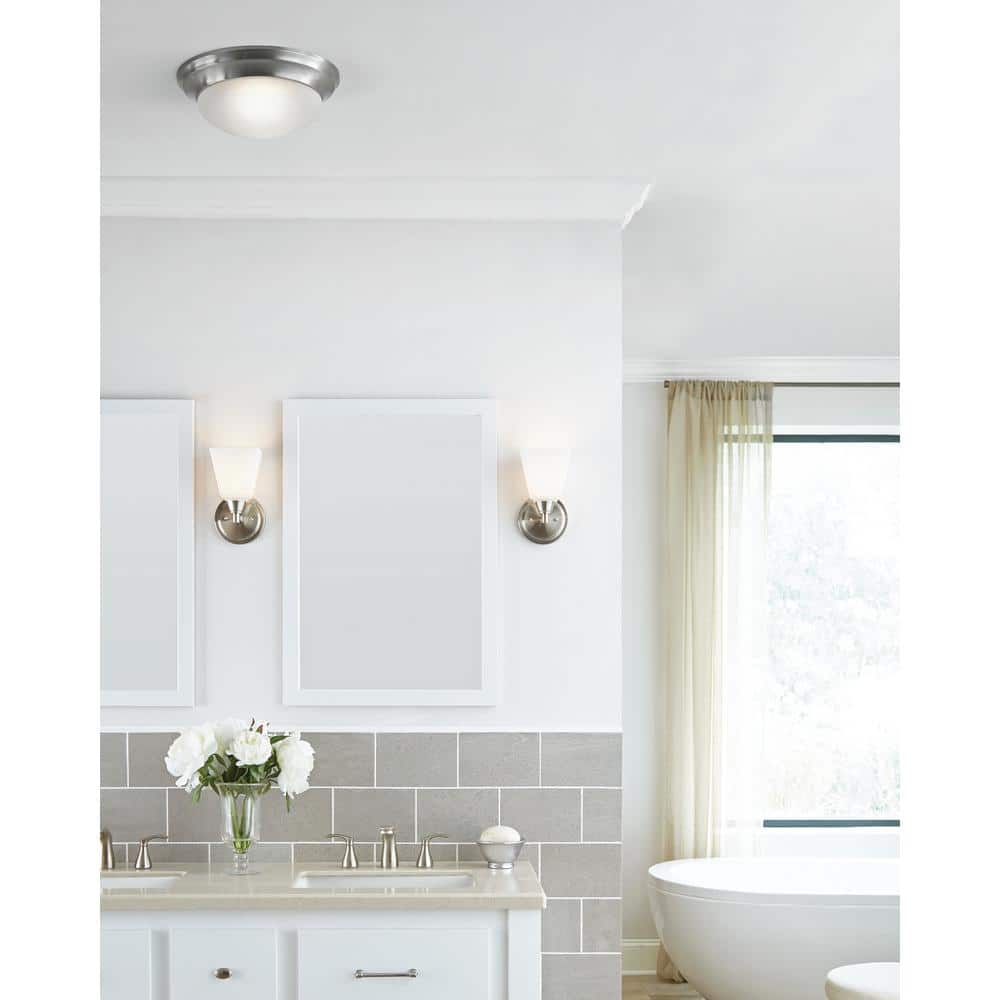 Nash. 1-Light Satin Brass Flush Mount - Hercitys