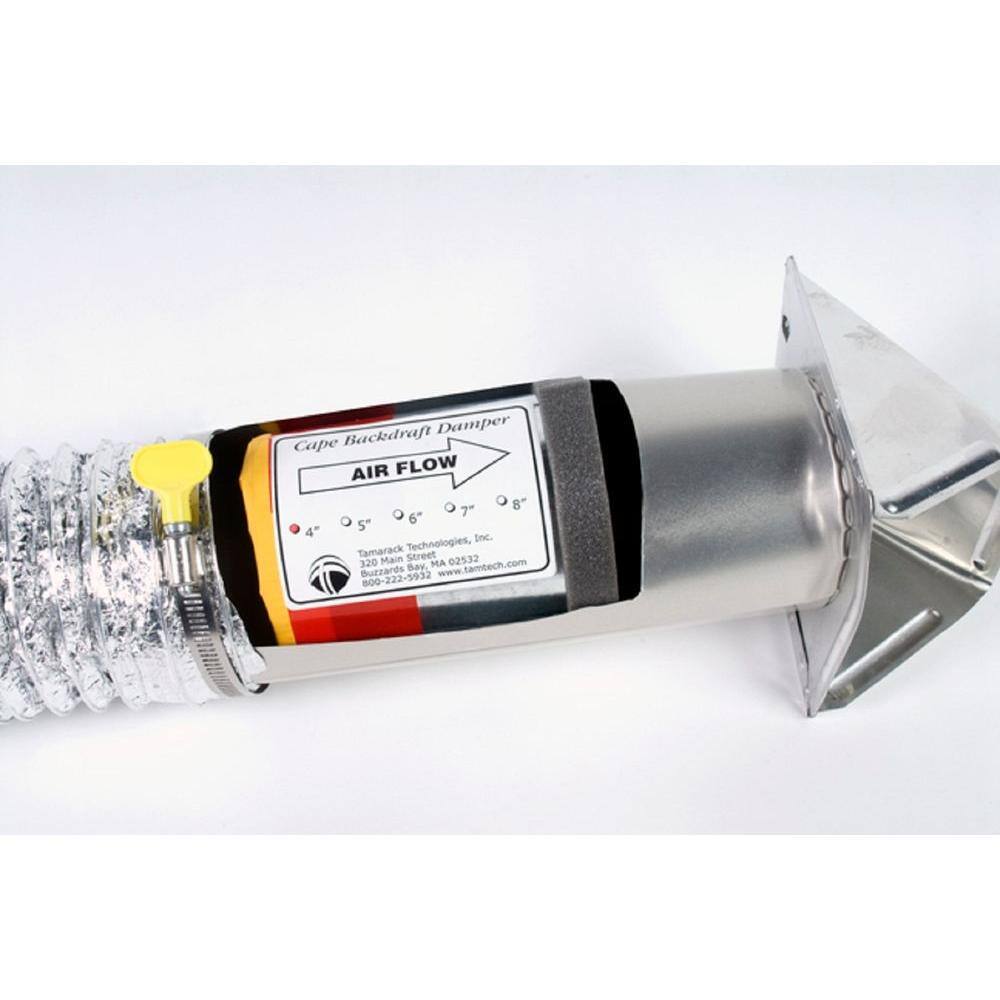 Premium 8 in. Back Draft Damper - Hercitys