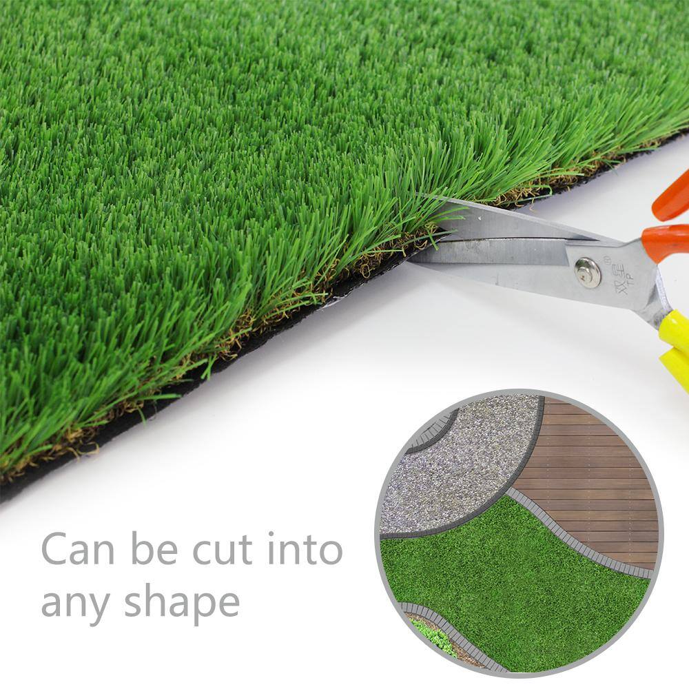 Premium Landscape 11 ft. W x Cut to Length Green Artificial Grass Turf - Hercitys