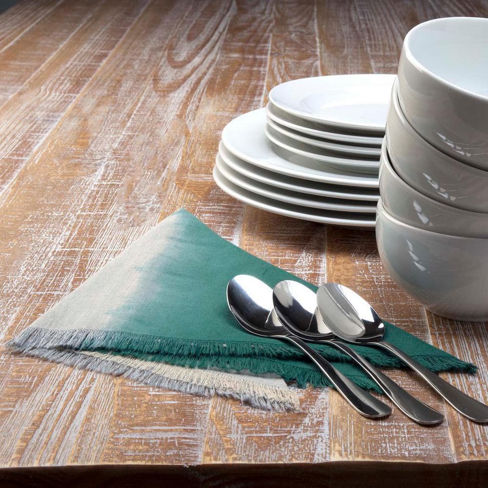 Jessa 18 in. W. x 18 in. Teal Ombre Cotton Napkins Set of 6 - Hercitys