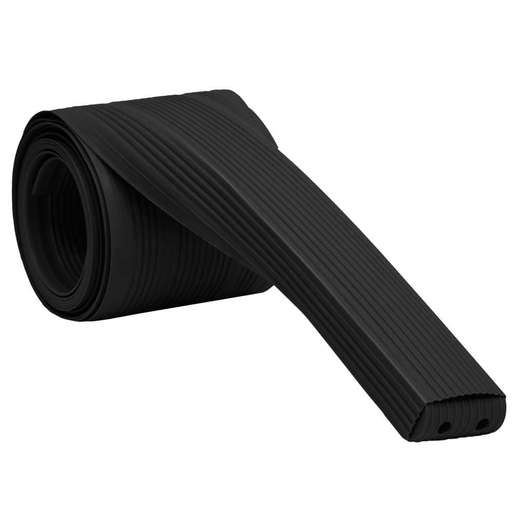 High-Impact Cut-To-Fit Boat Trailer Bunk Wrap with End Caps-2 in. x 4 in. x 24 ft. Roll, Black - Hercitys