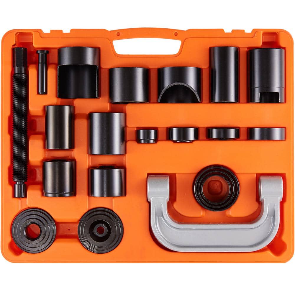 Ball Joint Press Kit, 21 pcs Tool Kit, C-press Ball joint Remove and Install Tools, for Most 2 WD and 4 WD Cars - Hercitys