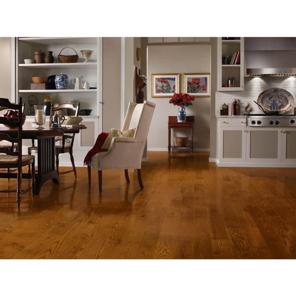 American Originals Copper Dark Red Oak 3/4 in. T x 2-1/4 in. W Smooth Solid Hardwood Flooring (20 sq.ft./ctn) - Hercitys