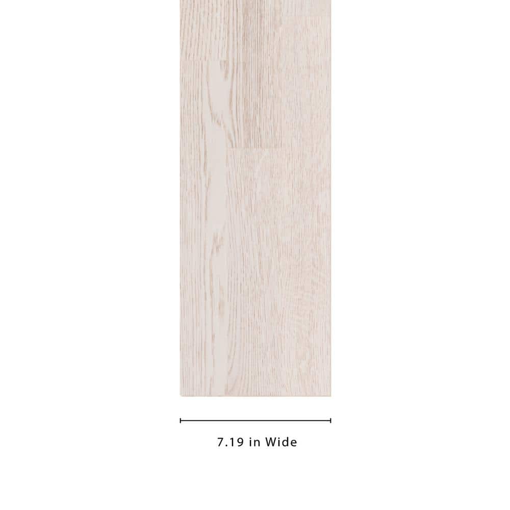 Frosty European Oak 1/2 in. T x 7.2 in. W Click Lock Wire Brushed Engineered Hardwood Flooring (38.6 sq.ft./case) - Hercitys