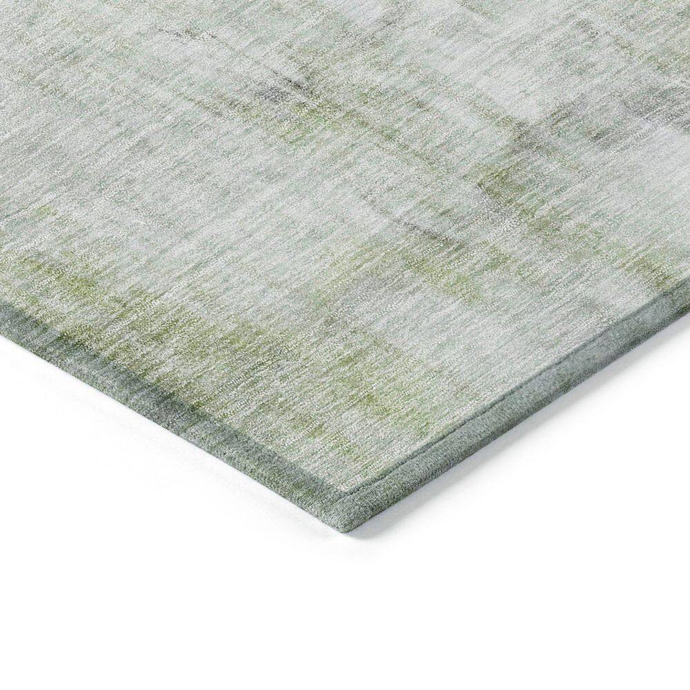 Chantille Machine Washable Indoor/Outdoor Abstract ACN1095 Aloe 5 ft. x 7 ft. 6 in. Area Rug - Hercitys