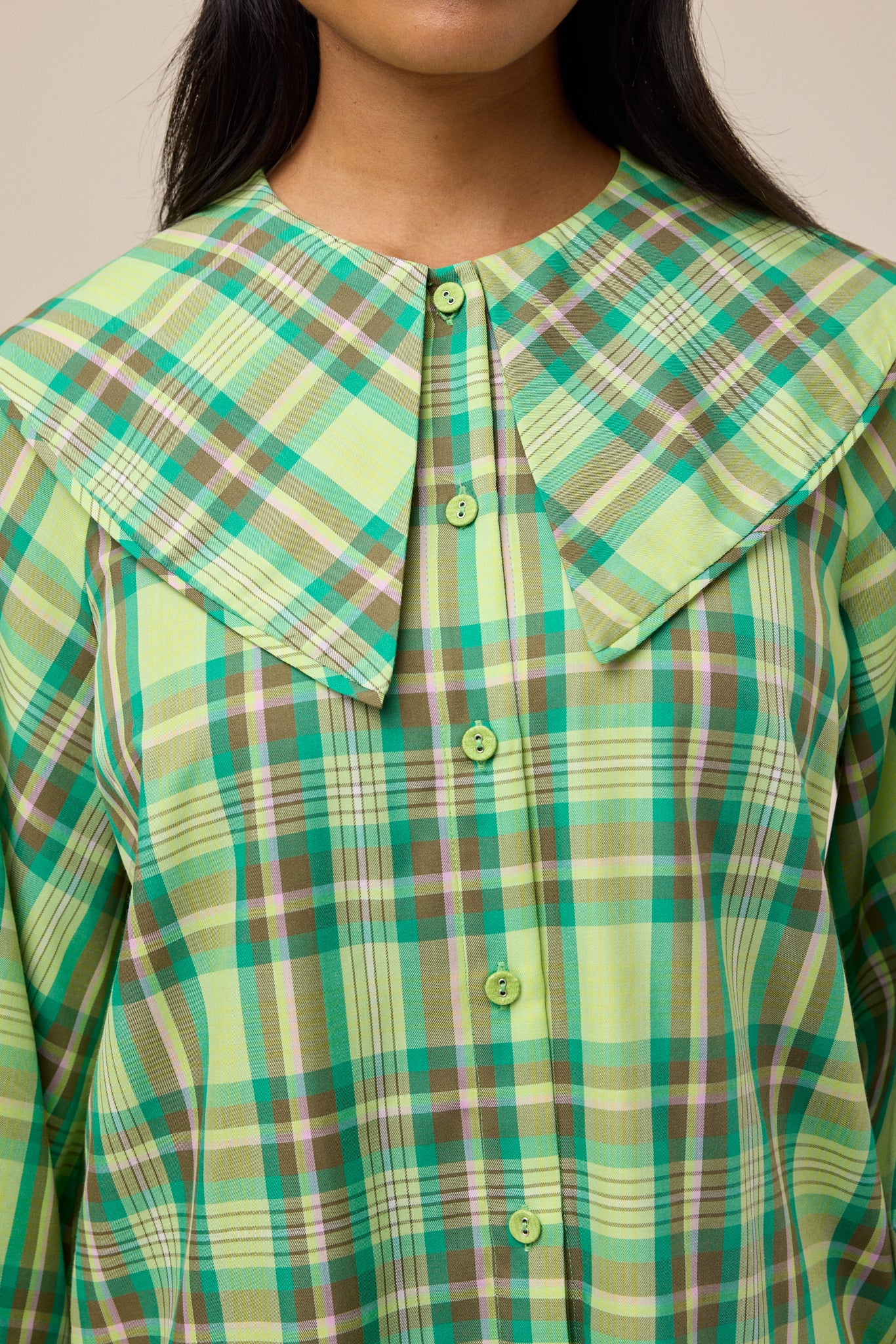 LULLABY BLOUSE - PICNIC PLAID - Hercitys