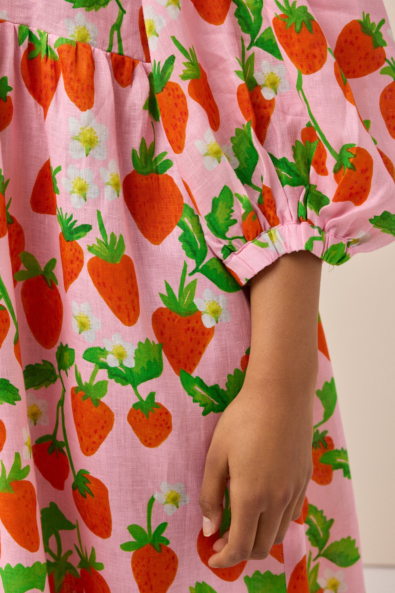SUKI DRESS - STRAWBERRY PINK - Hercitys