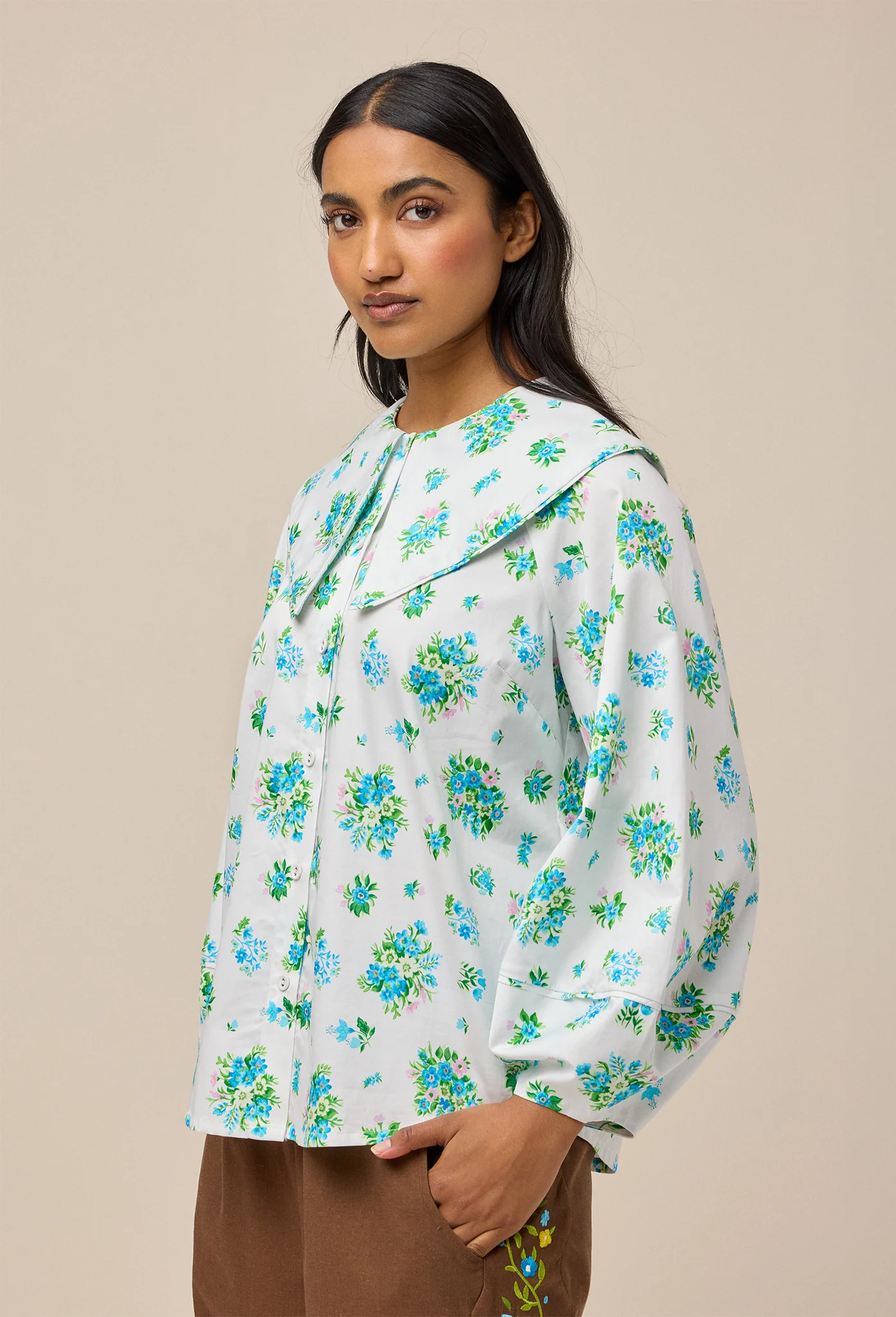 LULLABY BLOUSE - CHINTZ - Hercitys