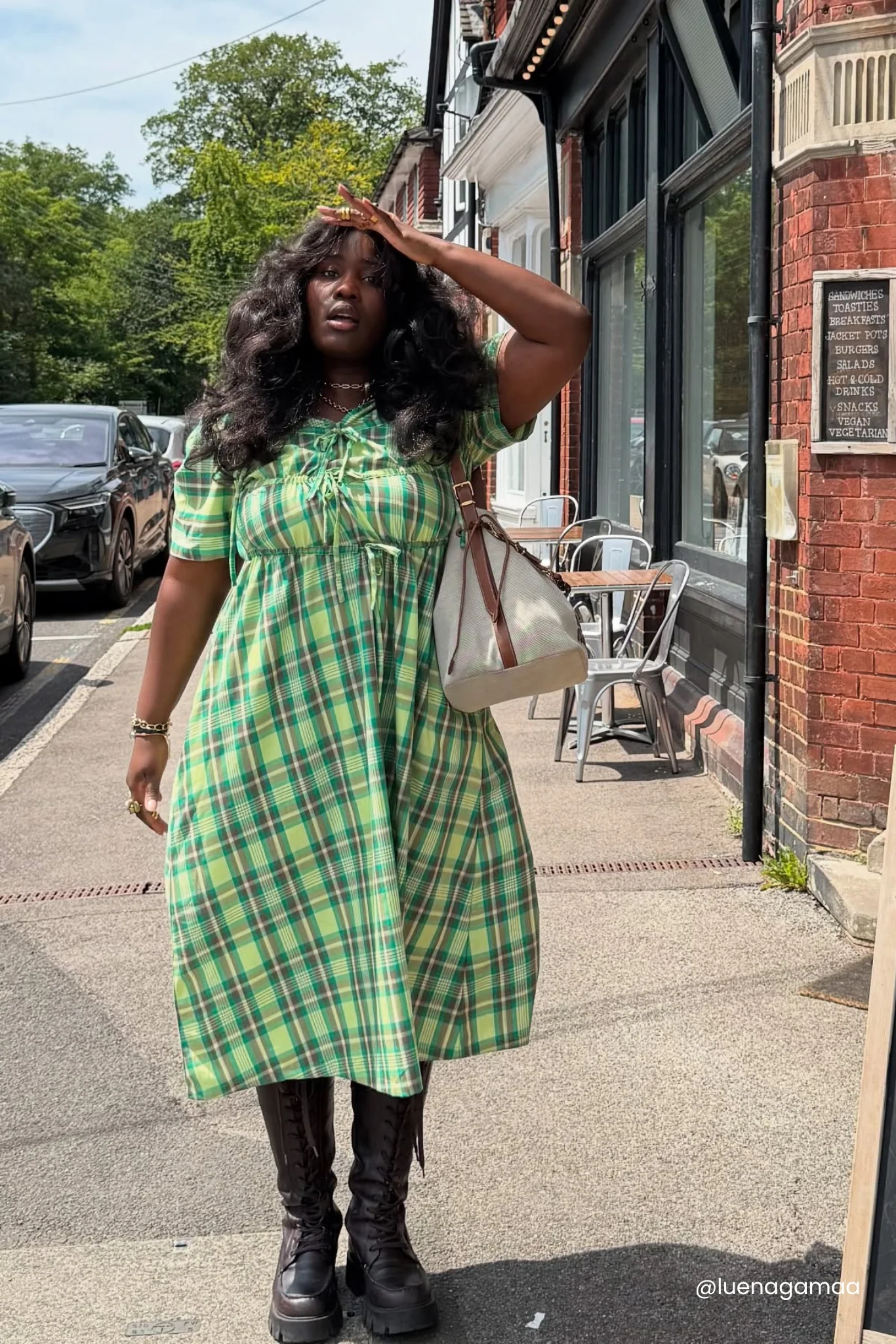 ALICE DRESS - PICNIC PLAID - Hercitys