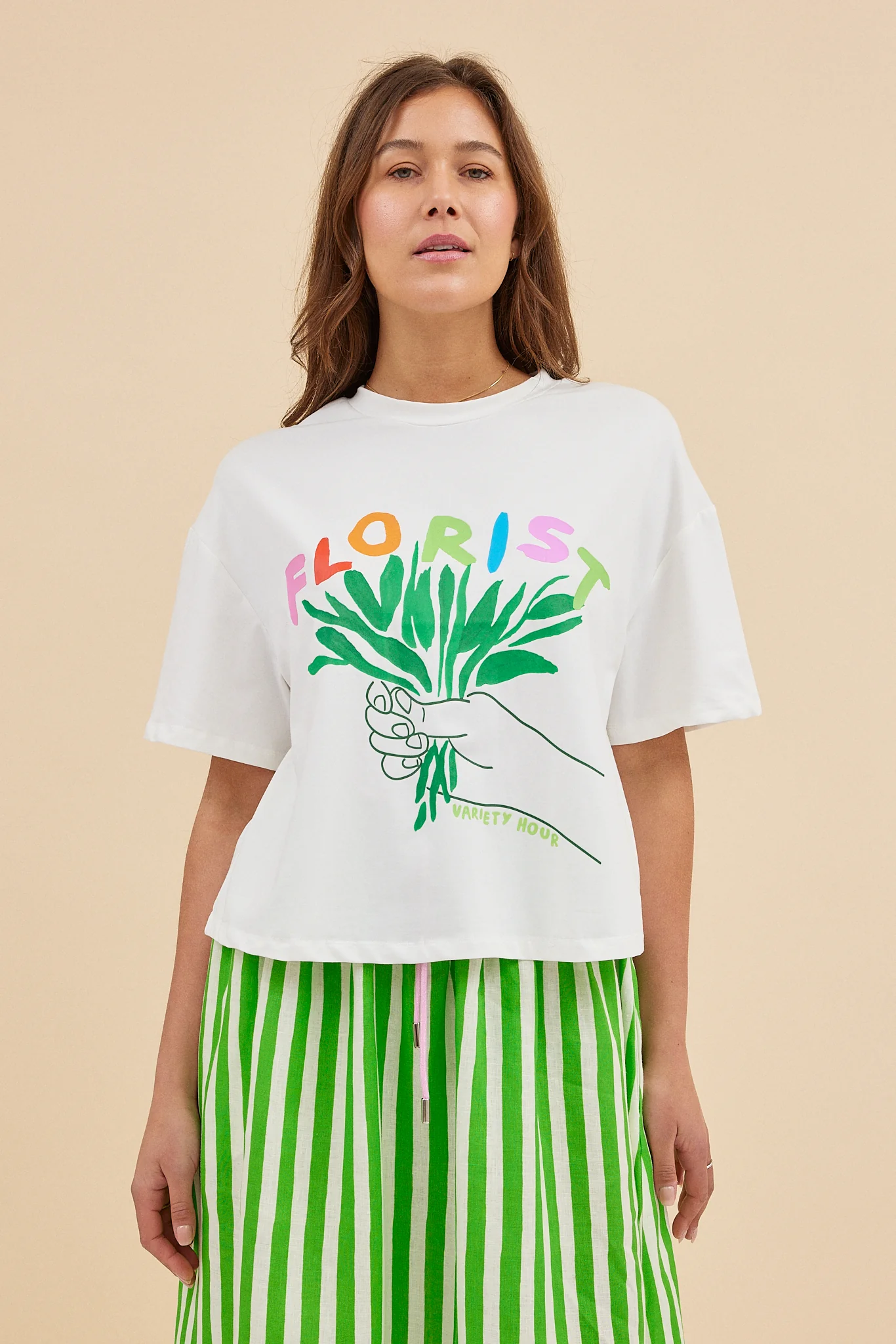 WEEKEND TEE - FLORIST - Hercitys