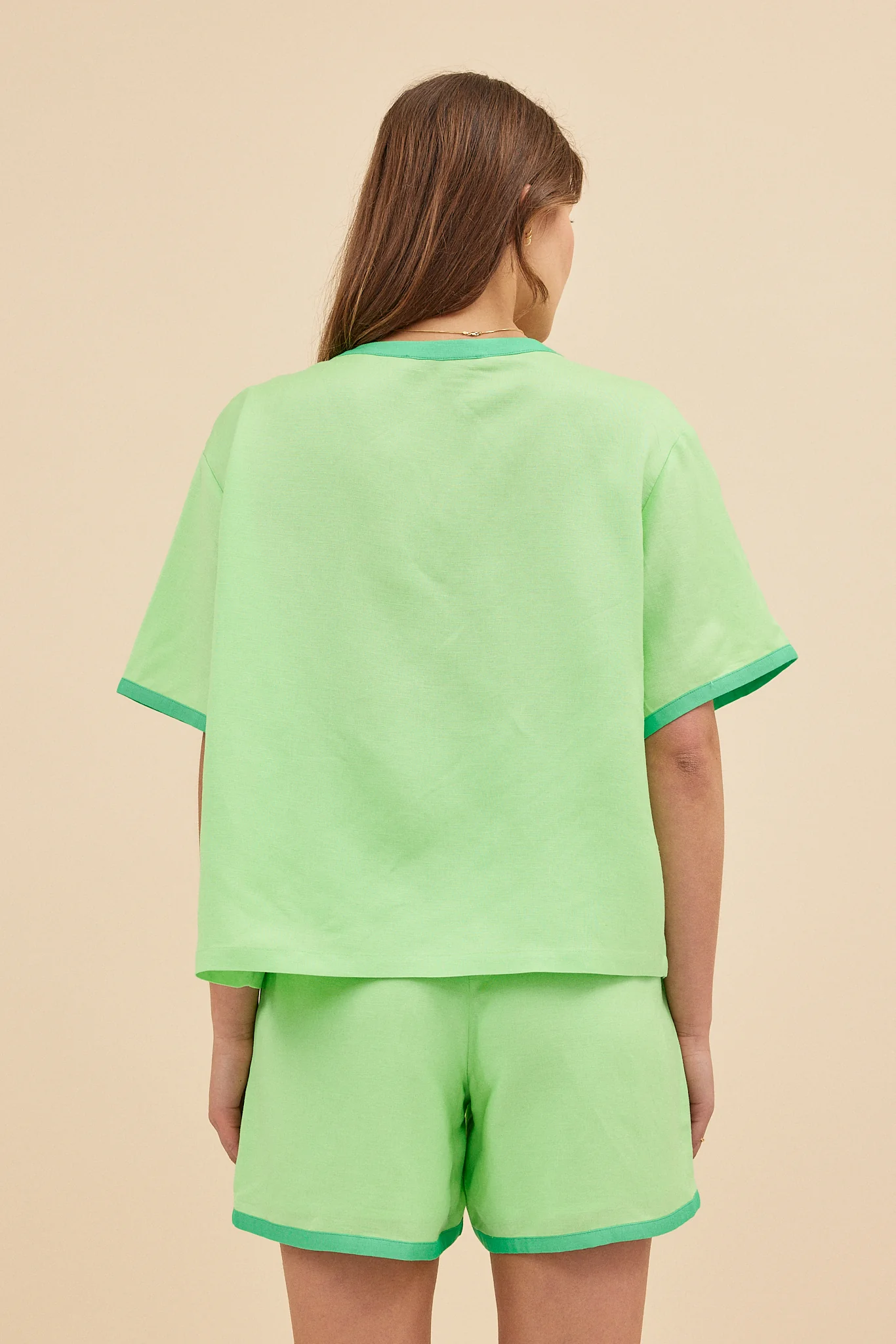 DAISY TIE TOP - KERMIT - Hercitys