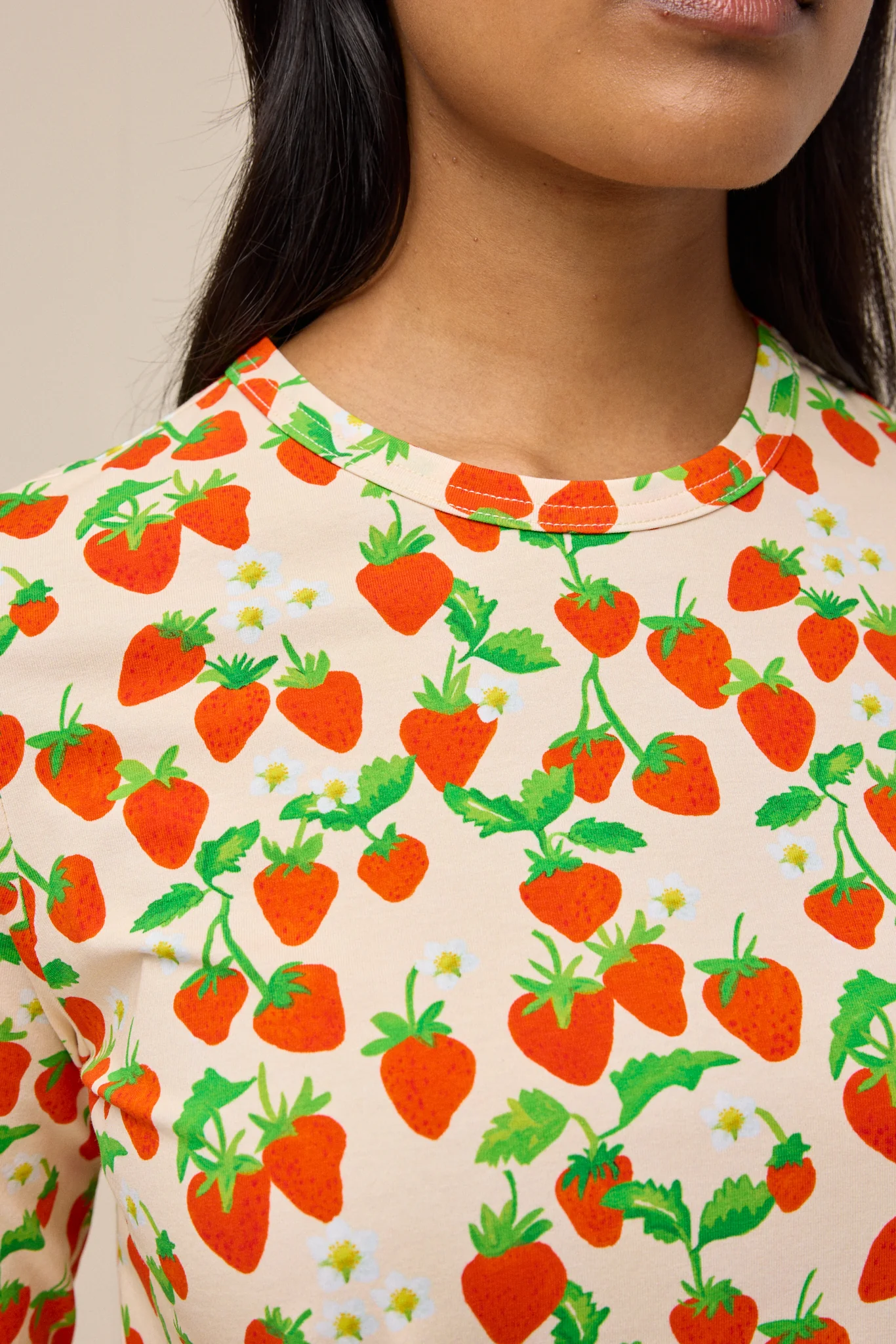 SUNNY TEE - STRAWBERRY - Hercitys