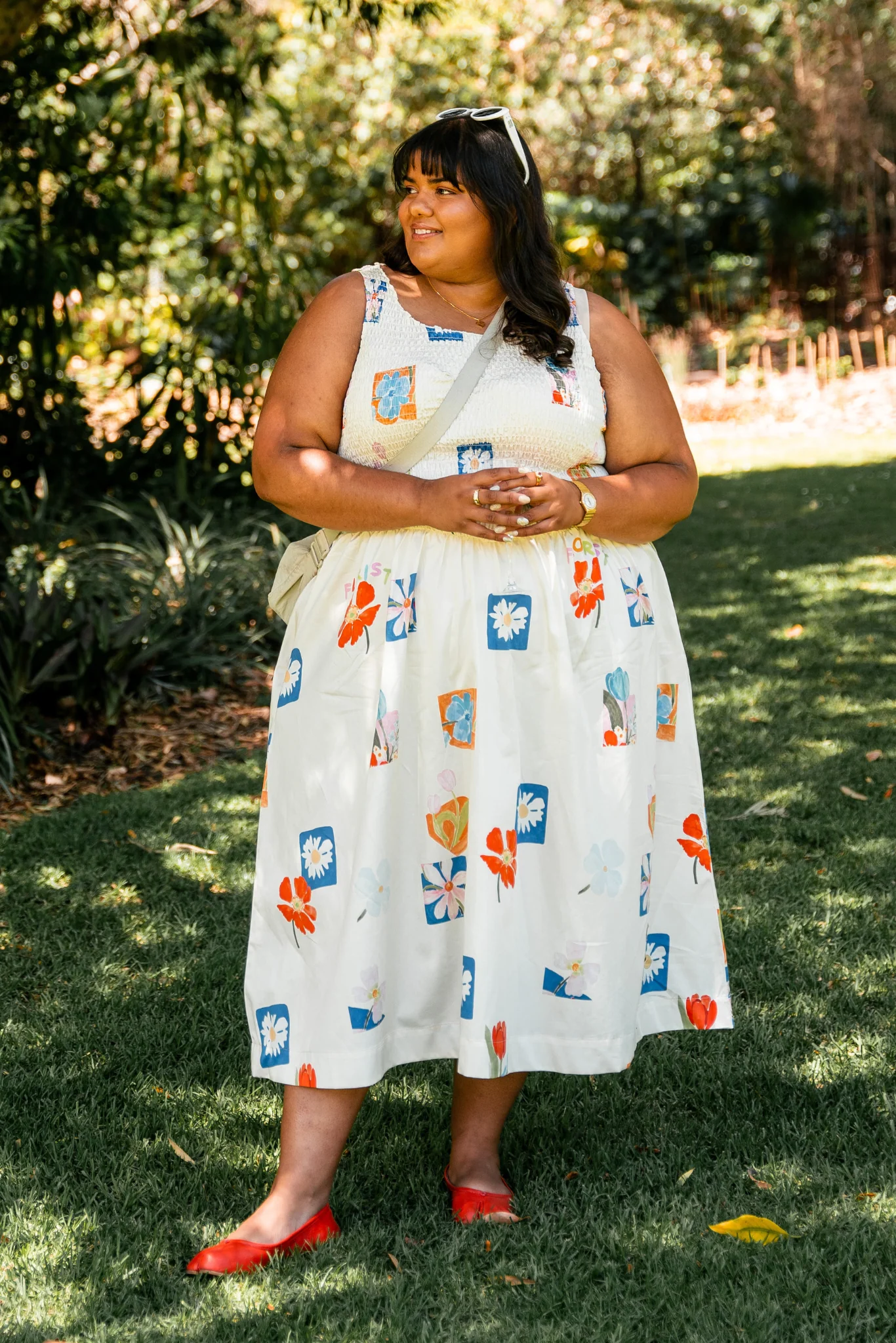 POPPY DRESS - FLORAL PATCHES - Hercitys