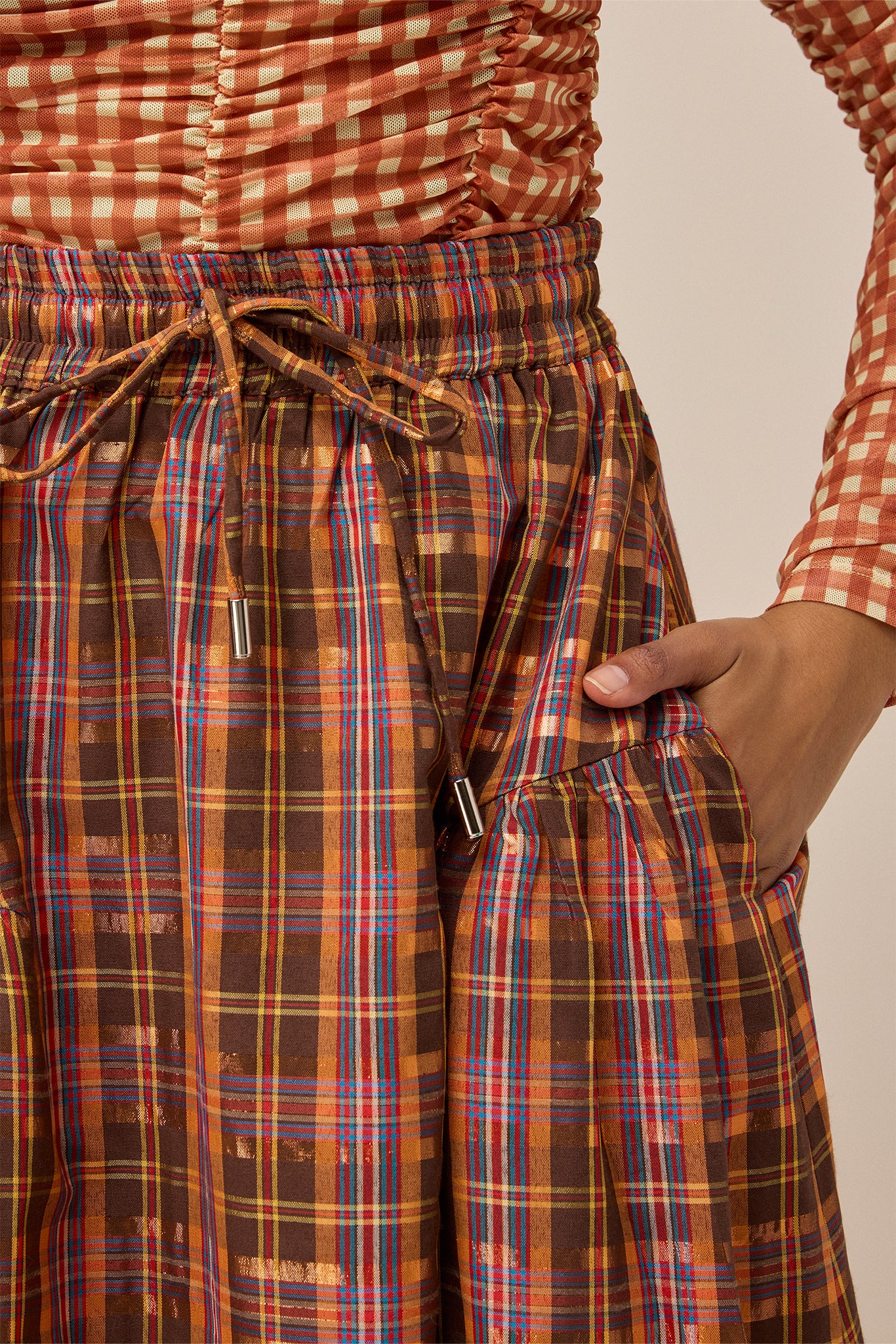 MATILDA SKIRT - PICKET FENCE PLAID - Hercitys