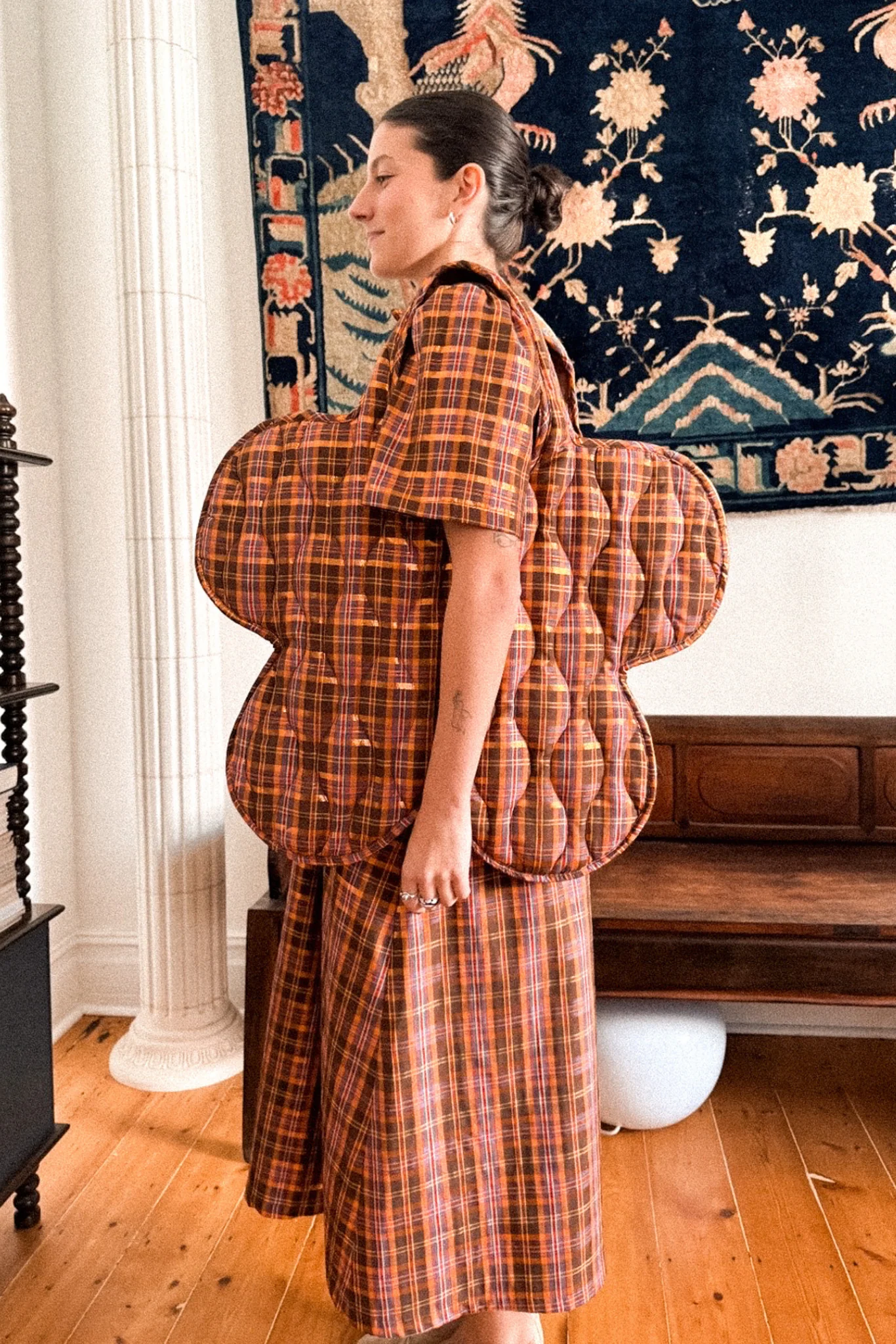 PETAL BAG - PICKET FENCE PLAID - Hercitys