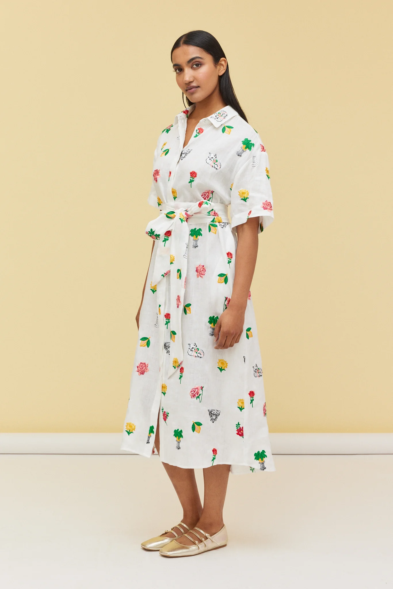 ALFRESCO DRESS - SUBURBIA EMBROIDERY - Hercitys
